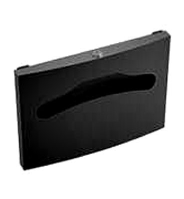 Диспенсер покрытий для унитаза 1/2 сложения с замком WisePro металл Черный / ...