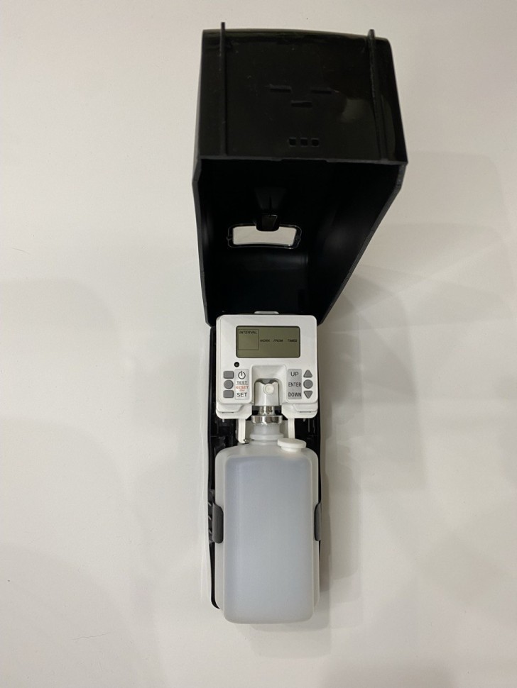 Автоматический освежитель воздуха WisePro K410-AH30-B НАЛИВНОЙ 300 мл программируемый Черный / 71205