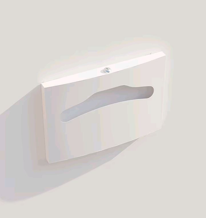 Диспенсер покрытий для унитаза с замком WisePro металл Белый / 77-42