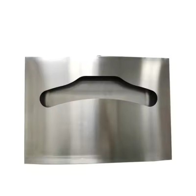 Диспенсер покрытий для унитаза с замком WisePro металл Матовая сталь / 77-33