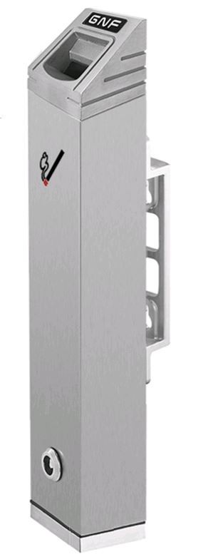 Пепельница настенная уличная металл WisePro Нерж сталь / 82-5