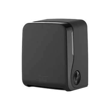 Диспенсер рулонных бумажных полотенец WisePro M660M-B со втулкой полуавтоматический универсальный Черный / 72799