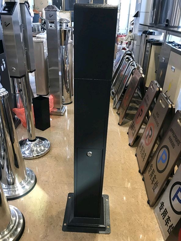 Пепельница уличная металл WisePro Черная / 82-1