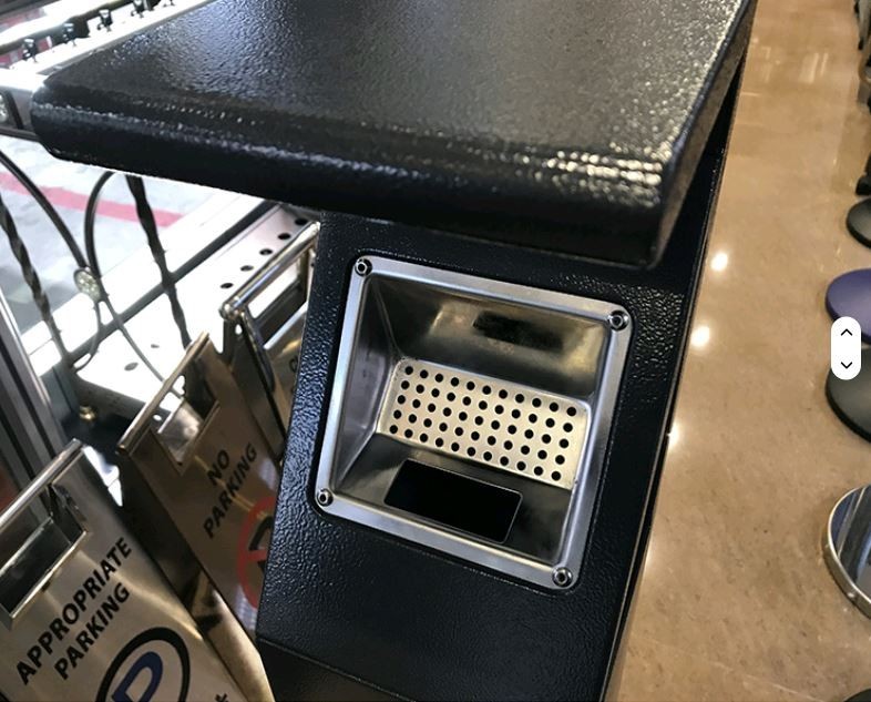 Пепельница уличная металл WisePro Черная / 82-1