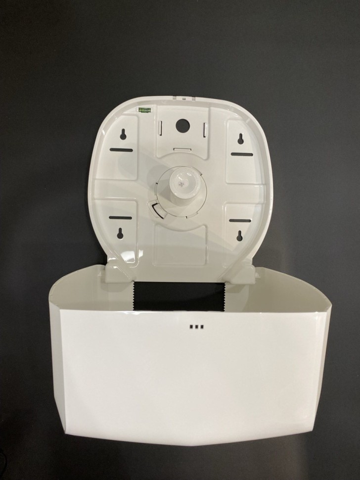 Диспенсер туалетной бумаги WisePro K610-W для средних и больших рулонов пластик белый / 71500