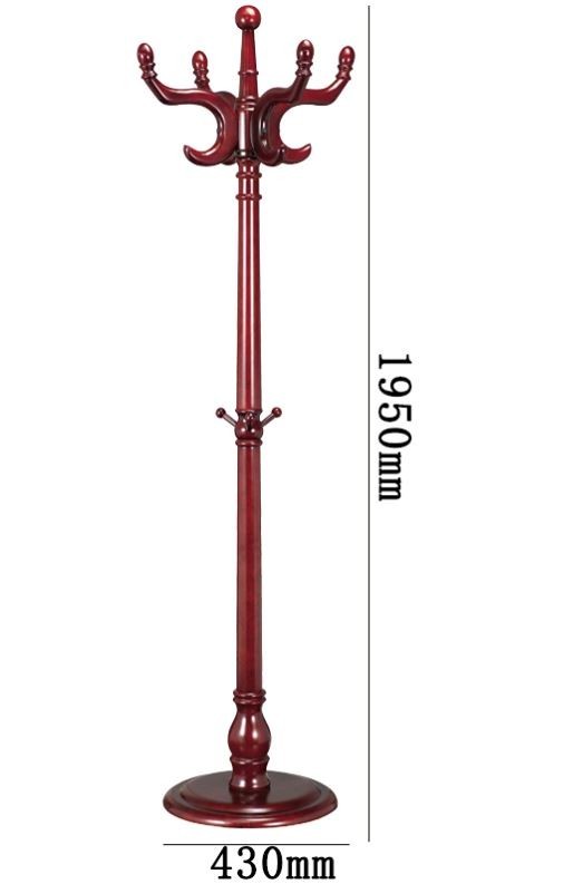 Вешалка для одежды напольная премиум деревянная роскошная WisePro / 83-1