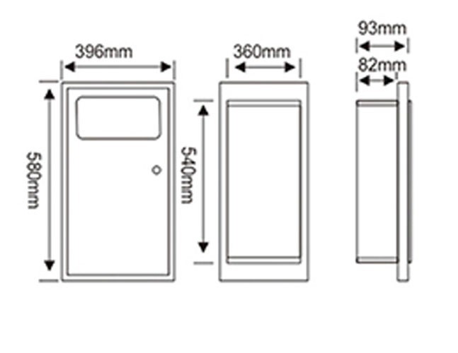 Встраиваемая урна WisePro Нерж сталь / 79-10