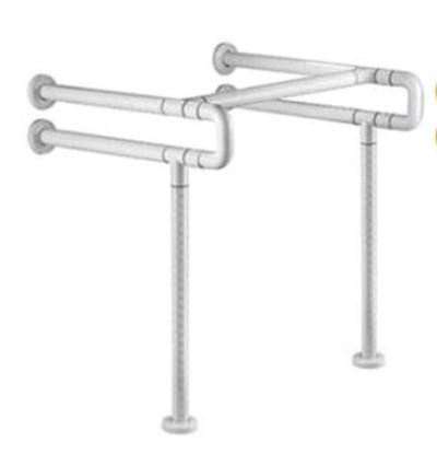 Поручень для людей с ограниченными возможностями WisePro 60 см двойной с опо ...