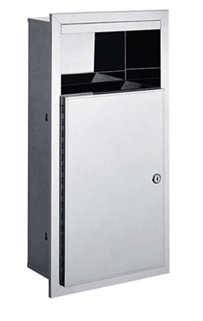 Встраиваемая урна WisePro Нерж сталь / 79-11