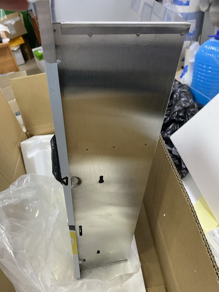 Встраиваемая урна WisePro Нерж сталь / 79-11