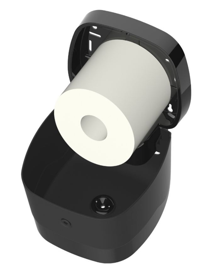 Диспенсер туалетной бумаги с центральной вытяжкой WisePro M680-B черный / 72520