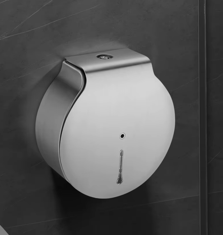 Диспенсер туалетной бумаги с центральной вытяжкой WisePro нерж сталь / 77-61