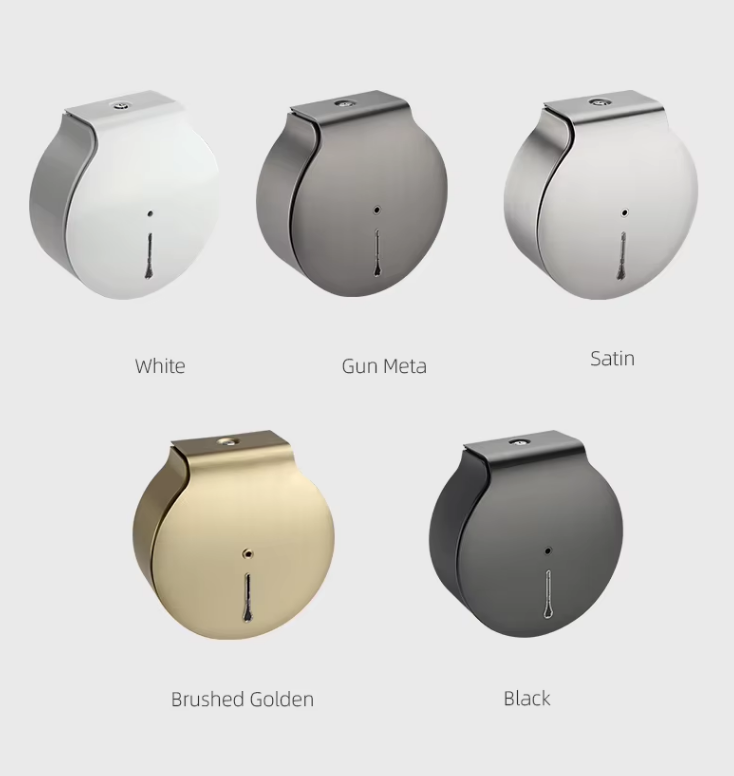 Диспенсер туалетной бумаги с центральной вытяжкой WisePro нерж сталь / 77-61