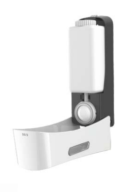 Дозатор для жидкого ДЕЗ СРЕДСТВА WisePro H8201-WD наливной механический 350 мл, белый / 70001