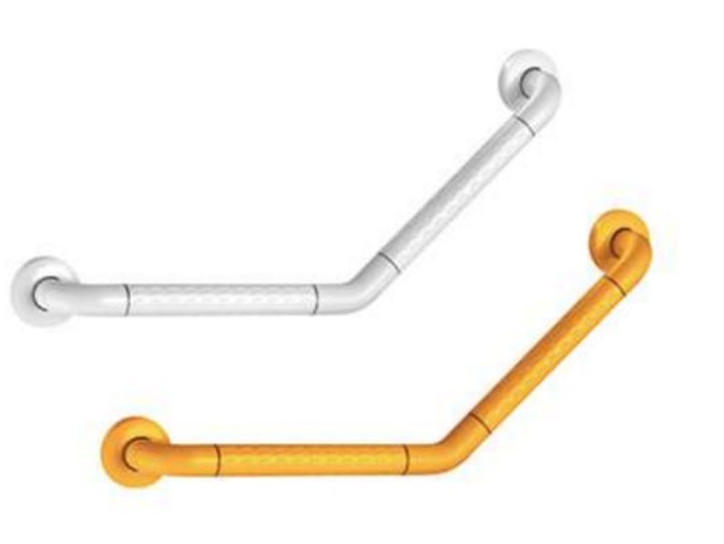 Поручень для людей с ограниченными возможностями WisePro 64 см изогнутый металл+ABS пластик / 80-17