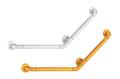 Поручень для людей с ограниченными возможностями WisePro 72 см изогнутый мет ...