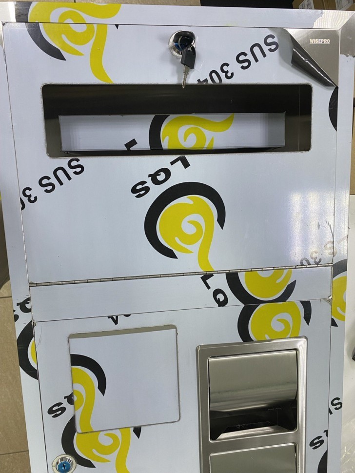 Встраиваемый блок Диспенсер покрытий+Держатели туалетной бумаги+Урна WisePro Нерж сталь / 79-25