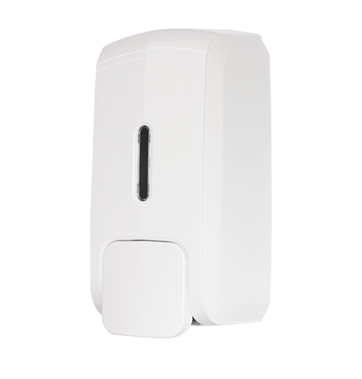 Дозатор для ЖИДКОГО ДЕЗ СРЕДСТВА WisePro K220M-WD наливной механический 500 мл, белый / 71060