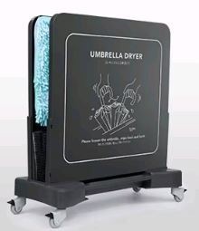 Сушилка для влажных зонтов от дождя WisePro ABS-пластик Черный / UD004