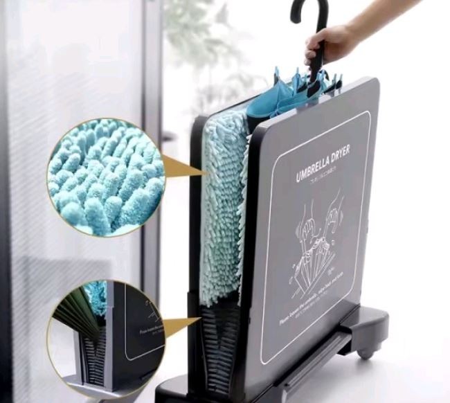 Сушилка для влажных зонтов от дождя WisePro ABS-пластик Черный / UD004