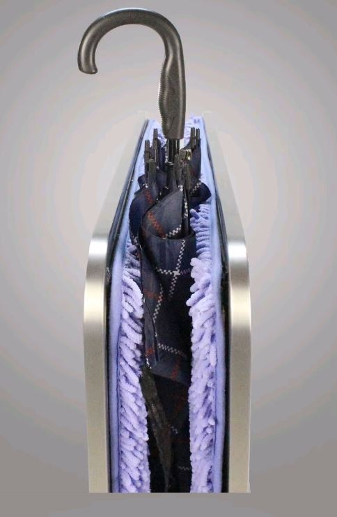 Сушилка для влажных зонтов от дождя WisePro Нерж сталь горизонтальный / 81-1