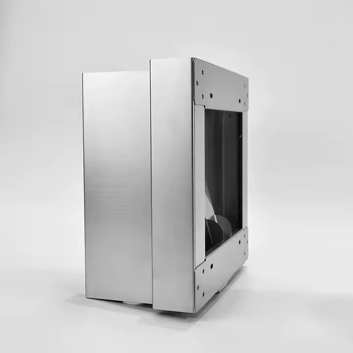 Встраиваемый выдвижной диспенсер листовых полотенец Z сложения за зеркалом WisePro Нерж сталь Матовая сталь / 78-2