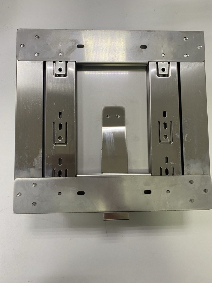 Встраиваемый выдвижной диспенсер листовых полотенец Z сложения за зеркалом WisePro Нерж сталь Матовая сталь / 78-2