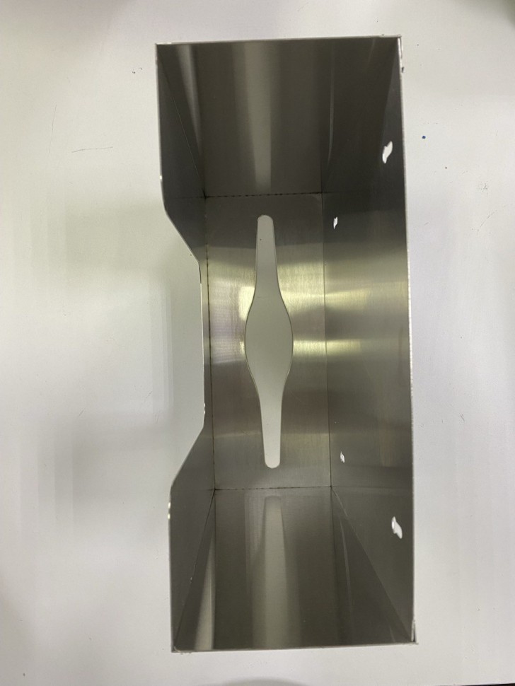 Встраиваемый диспенсер листовых полотенец v и z сложения WisePro за зеркалом Нерж сталь Матовая сталь / 78-9