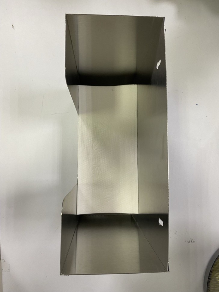 Встраиваемый диспенсер листовых полотенец v и z сложения WisePro за зеркалом Нерж сталь Матовая сталь / 78-9