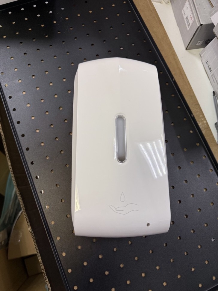 Дозатор для жидкого МЫЛА и ГЕЛЯ WisePro K210A-WS наливной автоматический 1000 мл, белый / 71100