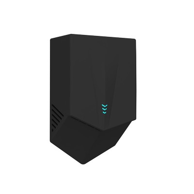 Сушилка для рук 150 м/с Скоростная 1300Вт Пластик Черная / WisePro K2022B-B