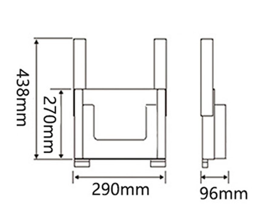 Встраиваемый диспенсер листовых полотенец за зеркалом WisePro Нерж сталь / 78-6