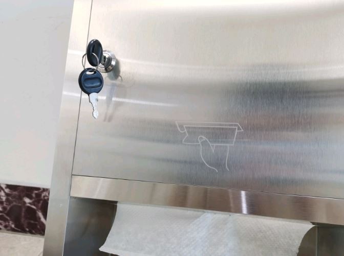 Встраиваемый диспенсер полотенец WisePro Нерж сталь / 79-2