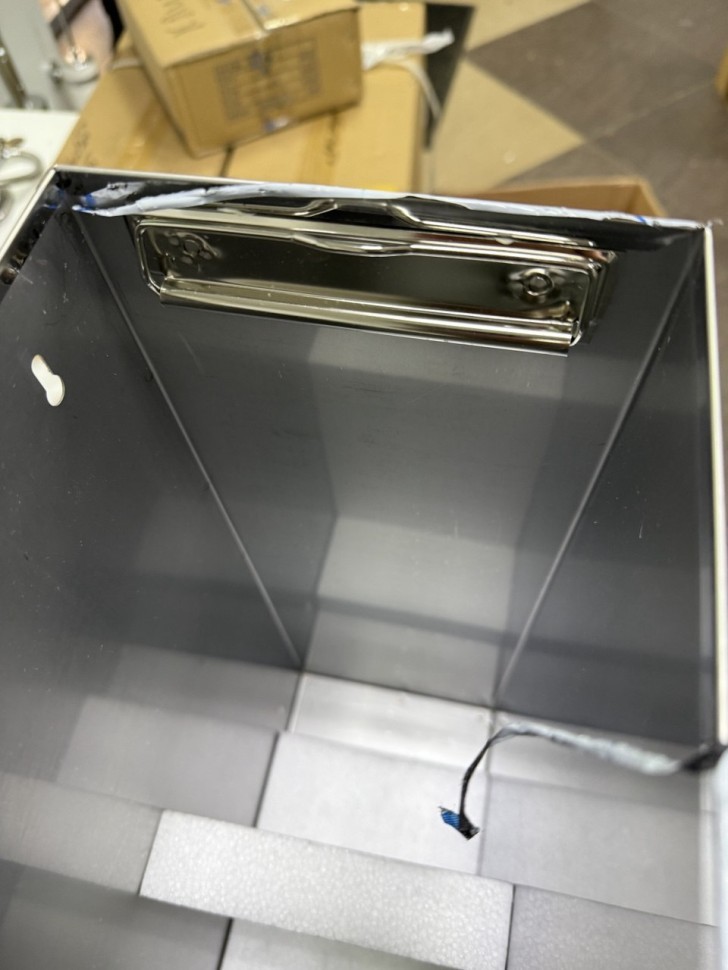 Урна настенная 24 л WisePro нержавеющая сталь хром / 77-50CH