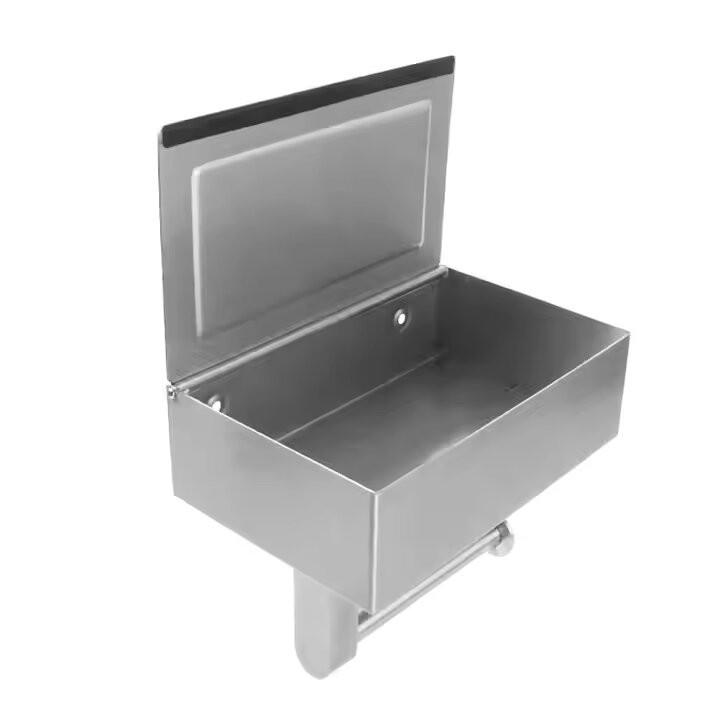 Держатель для туалетной бумаги и влажных салфеток WisePro нерж сталь / 79-41