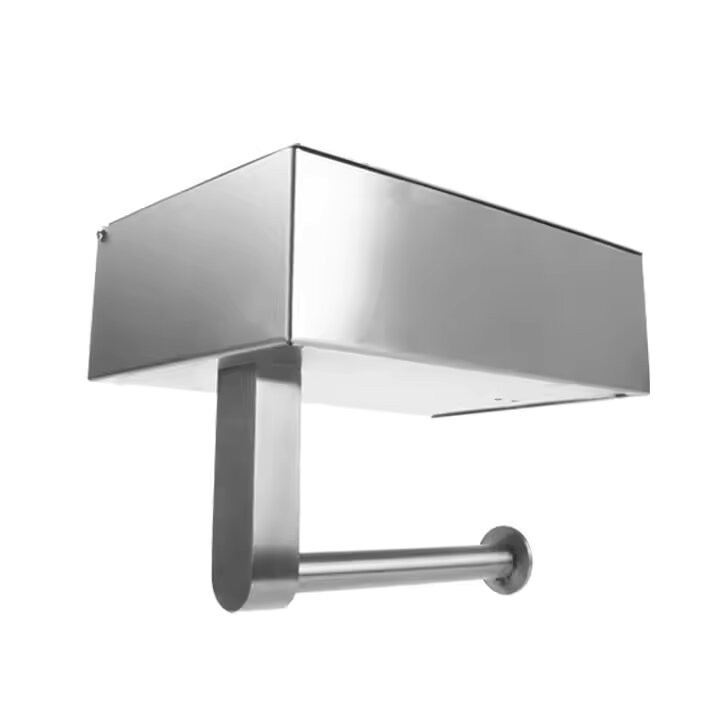 Держатель для туалетной бумаги и влажных салфеток WisePro нерж сталь / 79-41