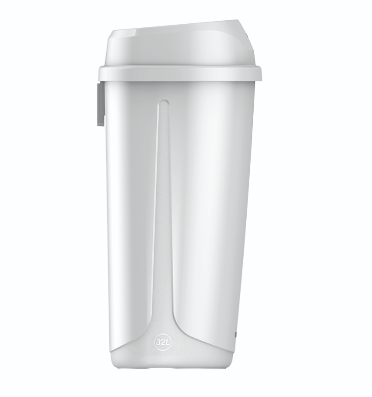 Настенная урна WisePro PB1201-W 12л пластик Белая  / 71920