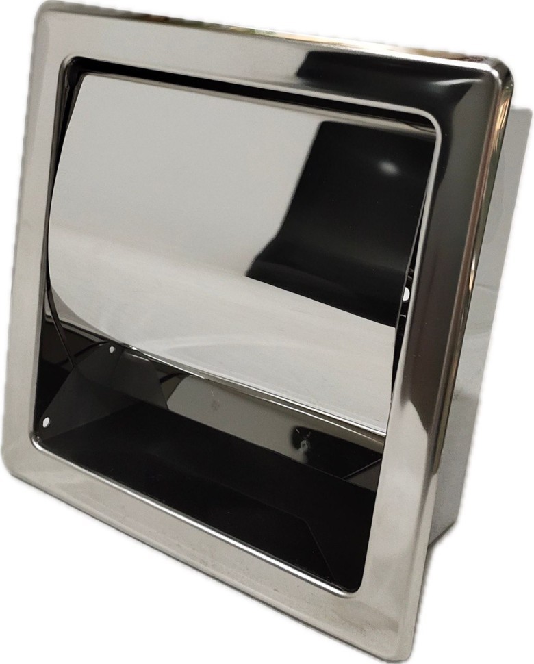 Держатель туалетной бумаги встраиваемый WisePro на 1 рулон металл хром / 79-28