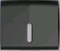 Диспенсер бумажных полотенец WisePro K620-B на 1 пачку Z-сл пластик черный / 71310