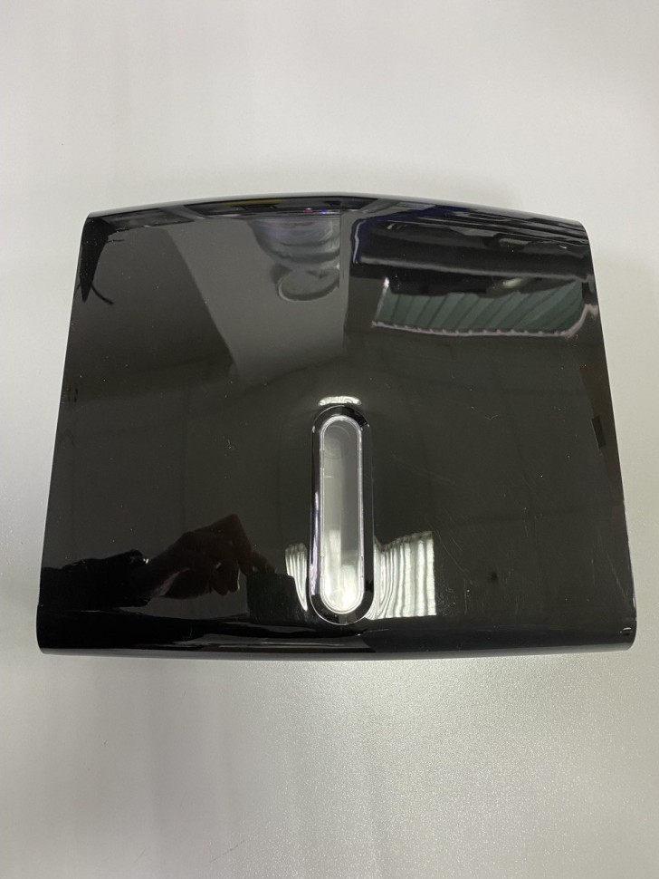 Диспенсер бумажных полотенец WisePro K620-B на 1 пачку Z-сл пластик черный / 71310