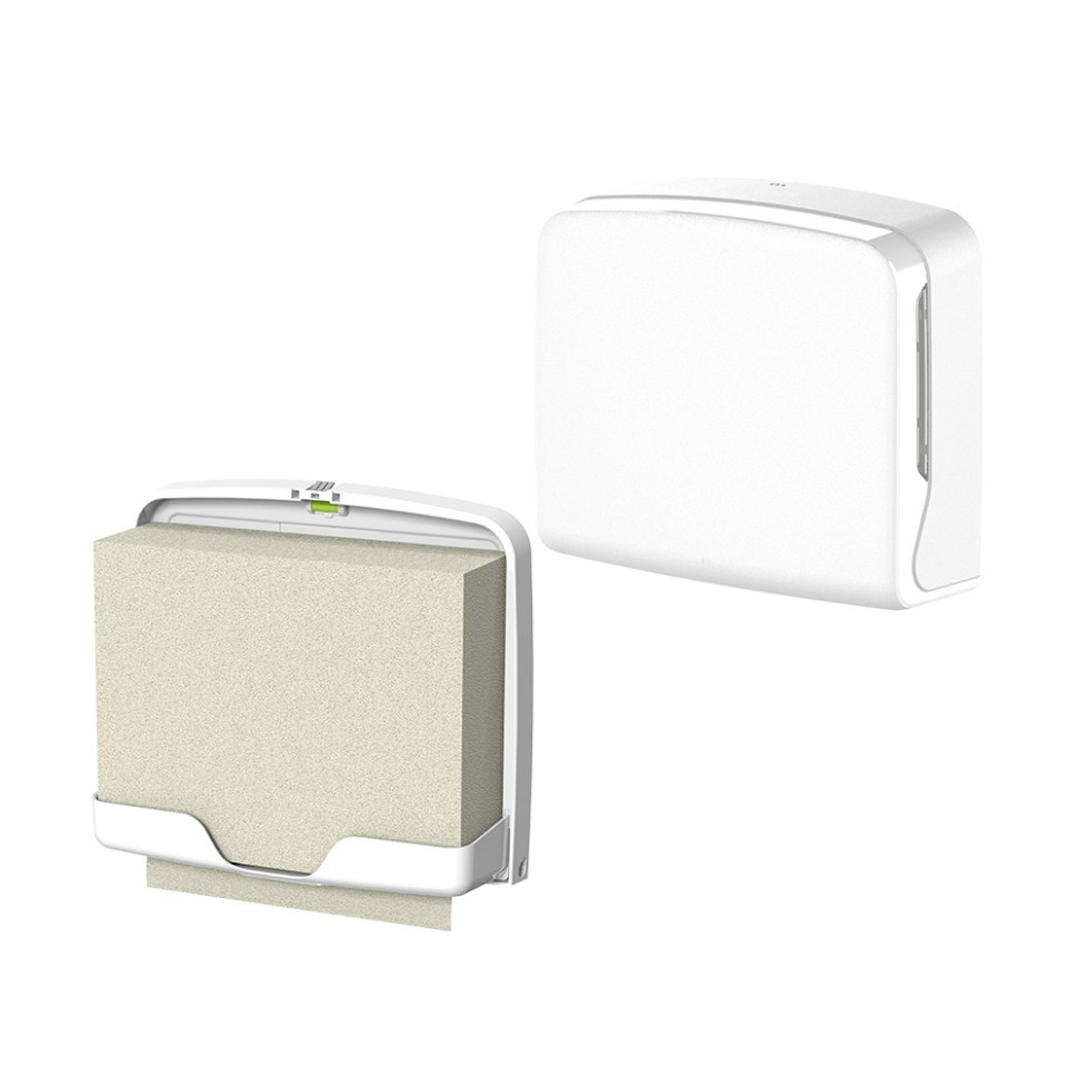 Диспенсер бумажных полотенец WisePro M620-W на 1 пачку Z-сл белый / 72300