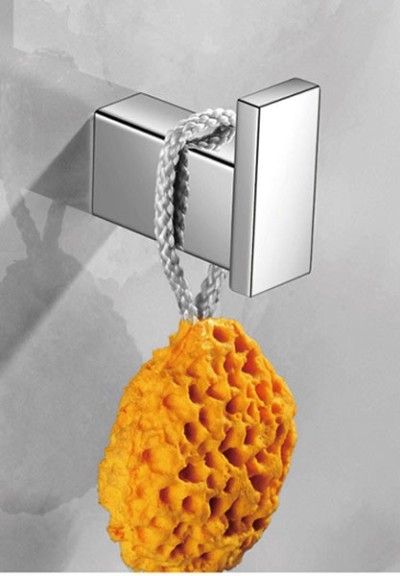 Крючок одинарный настенный WisePro металл хром / 77-39