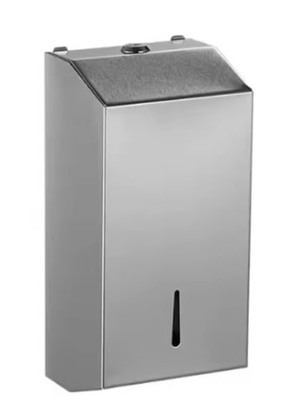 Диспенсер для листовой туалетной бумаги WisePro металл Матовая сталь / 77-44M
