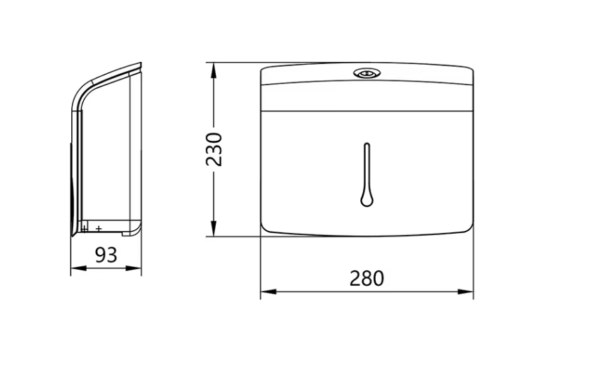 Диспенсер листовых полотенец Z-сл WisePro нерж сталь / 77-62