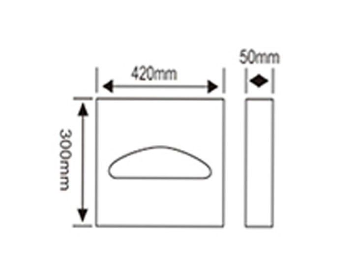 Диспенсер покрытий для унитаза 1/2 сложения WisePro металл матовая сталь / 77-36M