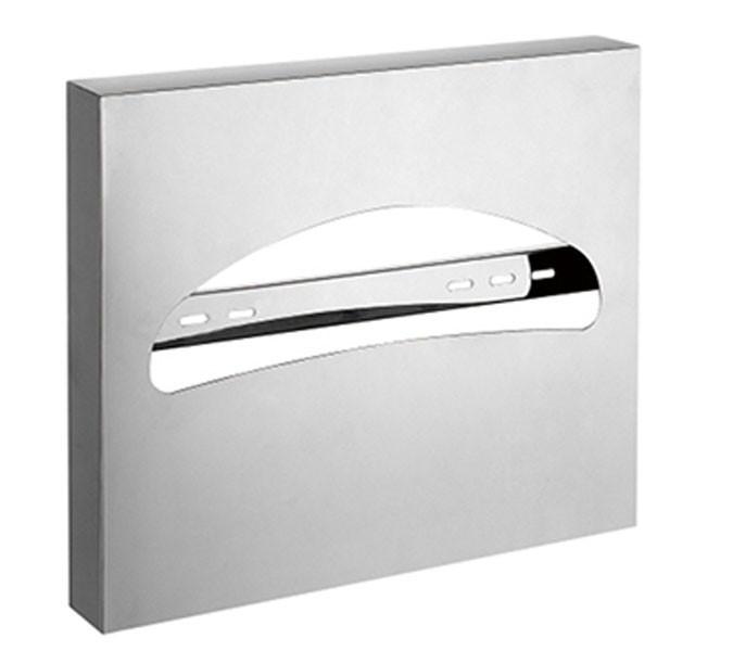 Диспенсер покрытий для унитаза 1/2 сложения WisePro металл хром / 77-36CH