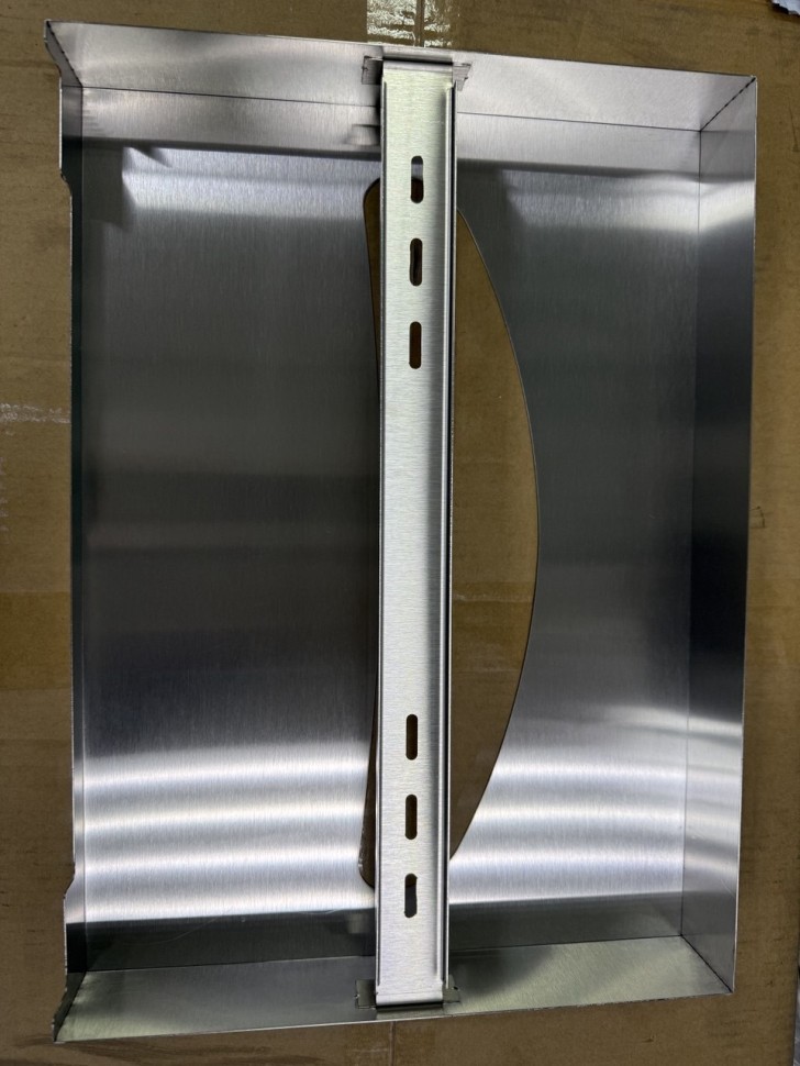 Диспенсер покрытий для унитаза 1/2 сложения WisePro металл хром / 77-36CH